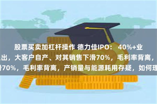 股票买卖加杠杆操作 德力佳IPO： 40%+业绩靠“关联方”，补贴退出，大客户自产、对其销售下滑70%，毛利率背离，产销量与能源耗用存疑，如何理解？
