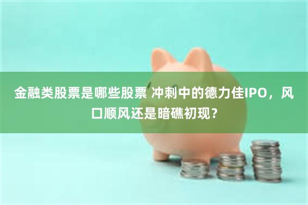 金融类股票是哪些股票 冲刺中的德力佳IPO，风口顺风还是暗礁初现？